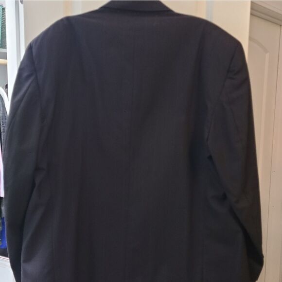 Black Wool Bill Robinson for Steven Windsor Men's Blazer Suit Jacket Sportcoat - Picture 9 of 9